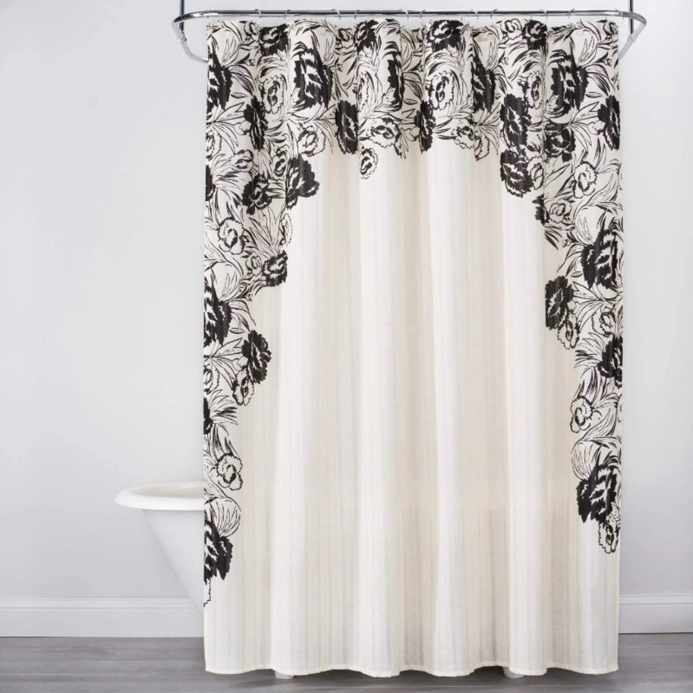 OpalHouse Floral Shower Curtain